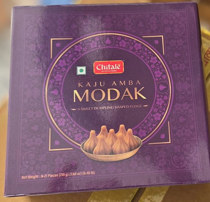 Kaju Amba Modak (21 Pieces)