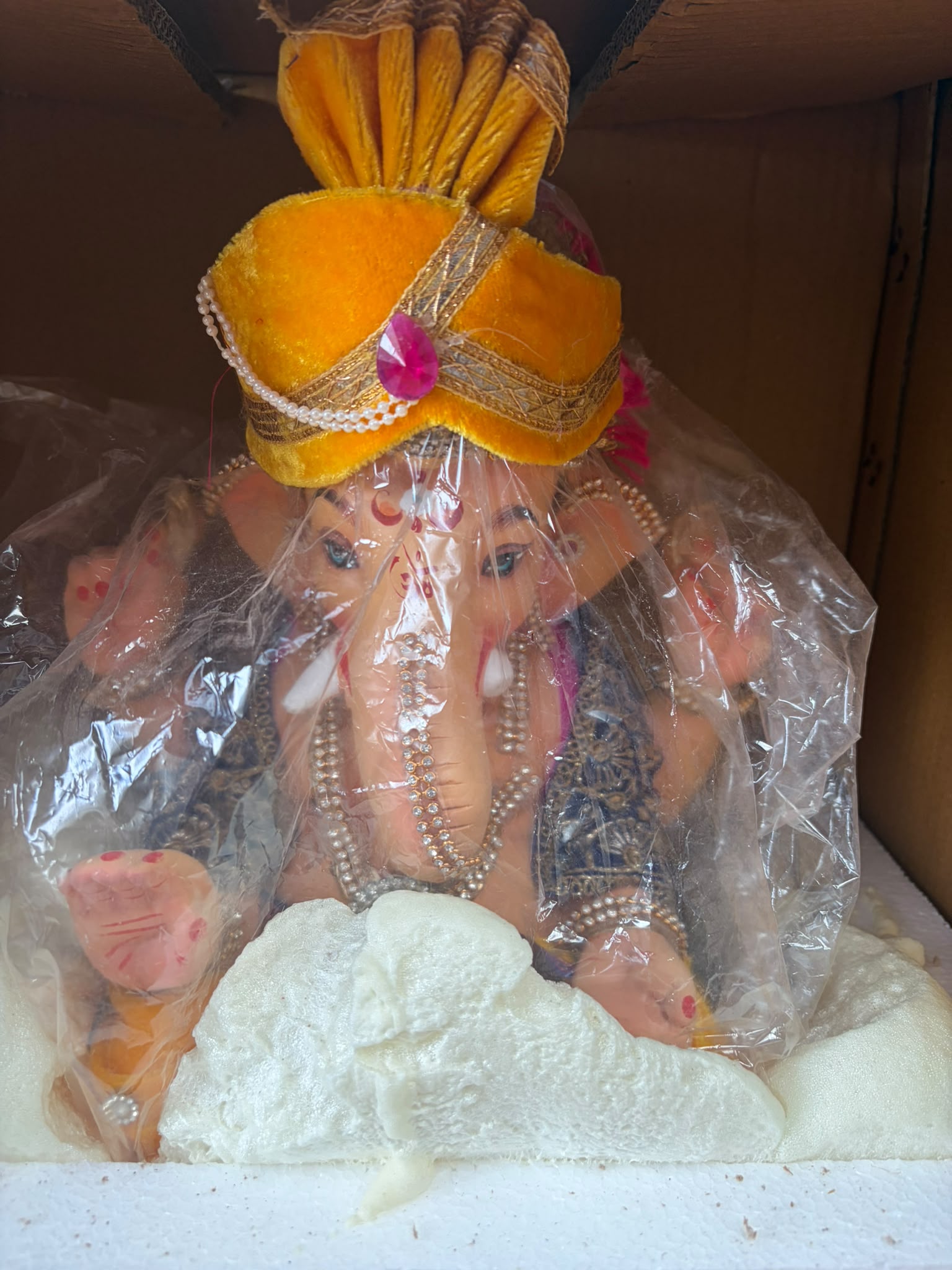 Model 1216 - Yellow Pitambar - Sukhasana 2