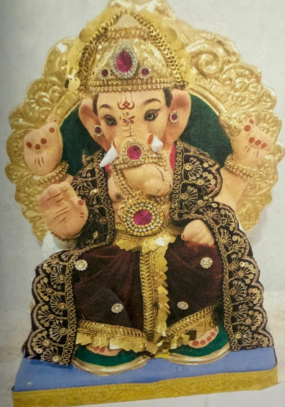 Model 1222 - Maroon Pitambar - Lalbaugcha Raja 2
