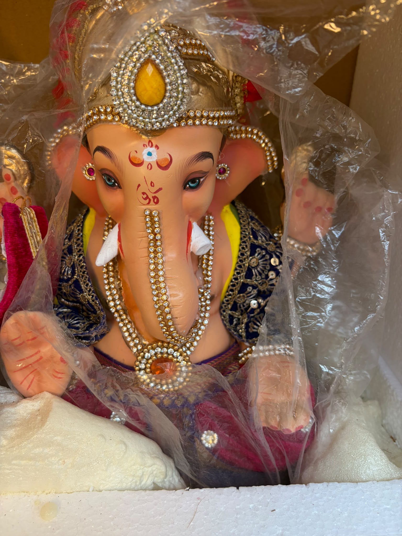 Model 1224 - Deep Red Pitambar - Sukhasana