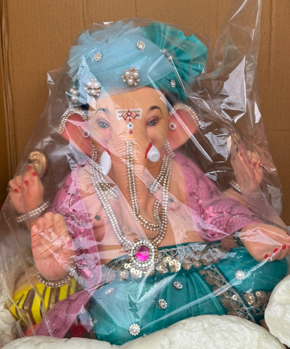 Model 1804 - Ocean/Peacock Blue with pink