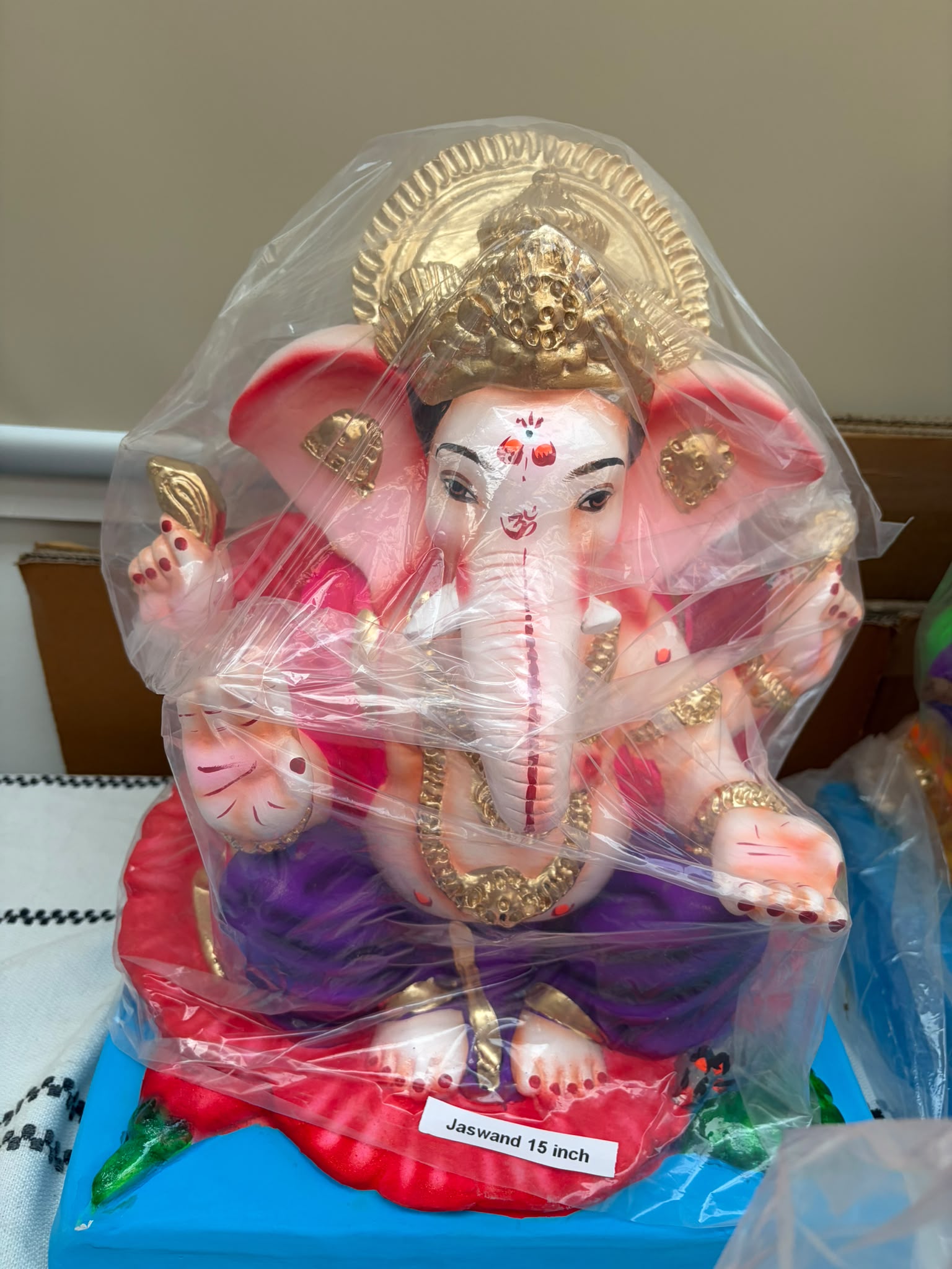 Ganesha On Jaswand (Hibiscus)