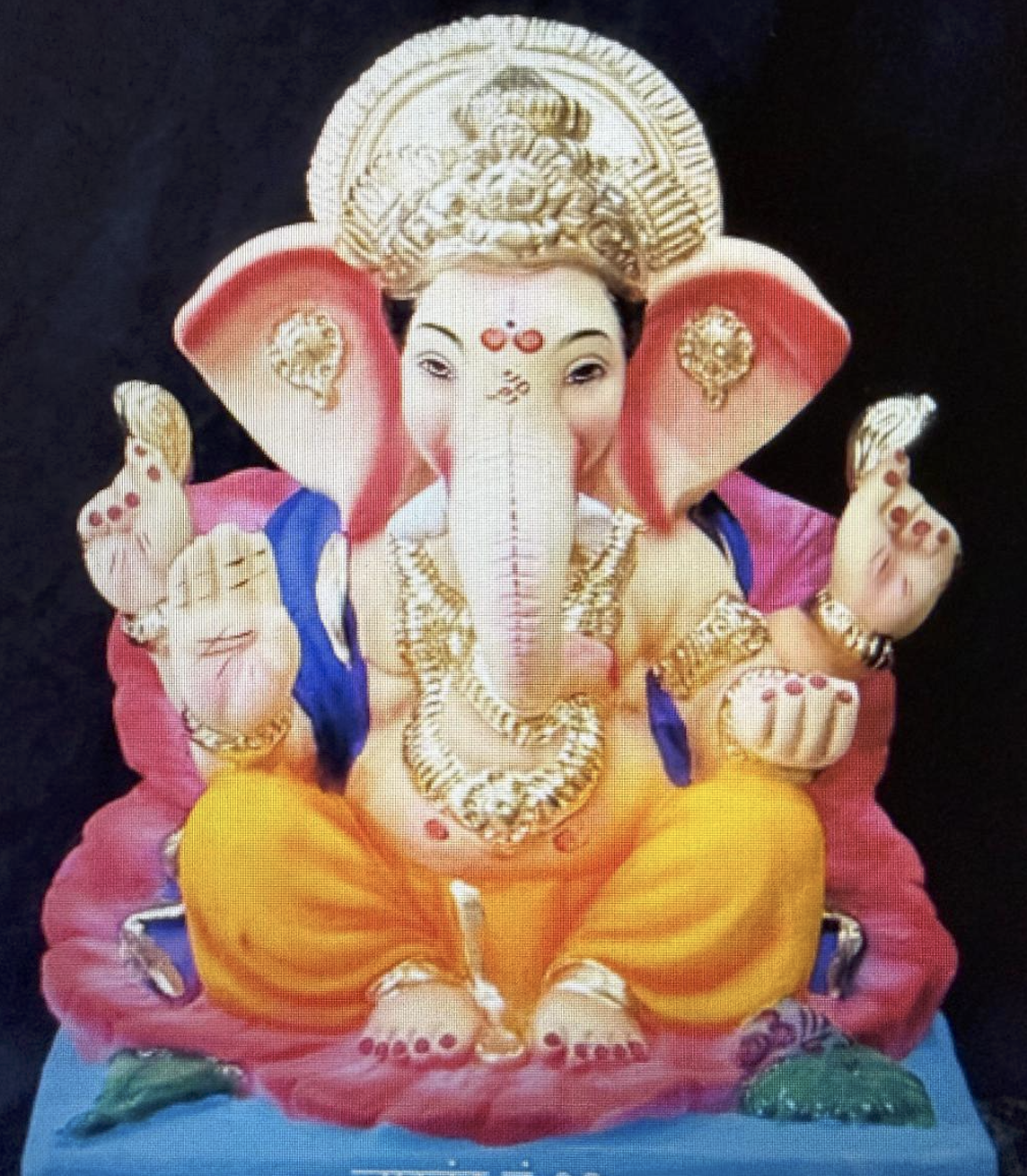 Ganesha On Jaswand (Hibiscus) 4