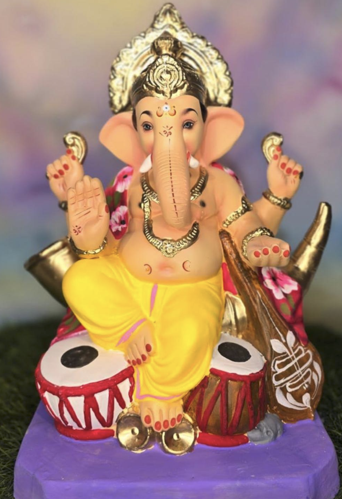 Ganesha With Music Instruments (Model 18-16)