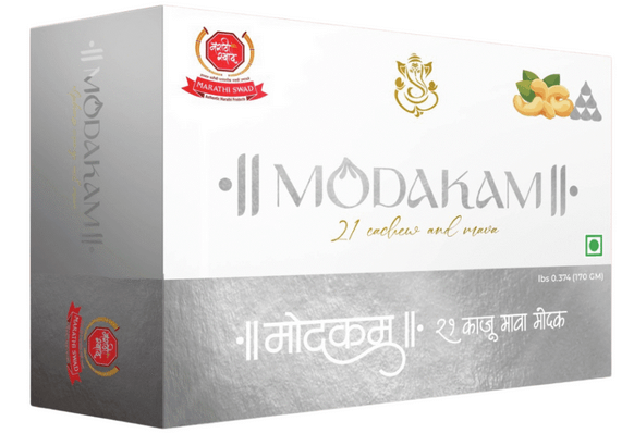 Kaju Mawa modak(21 pieces)
