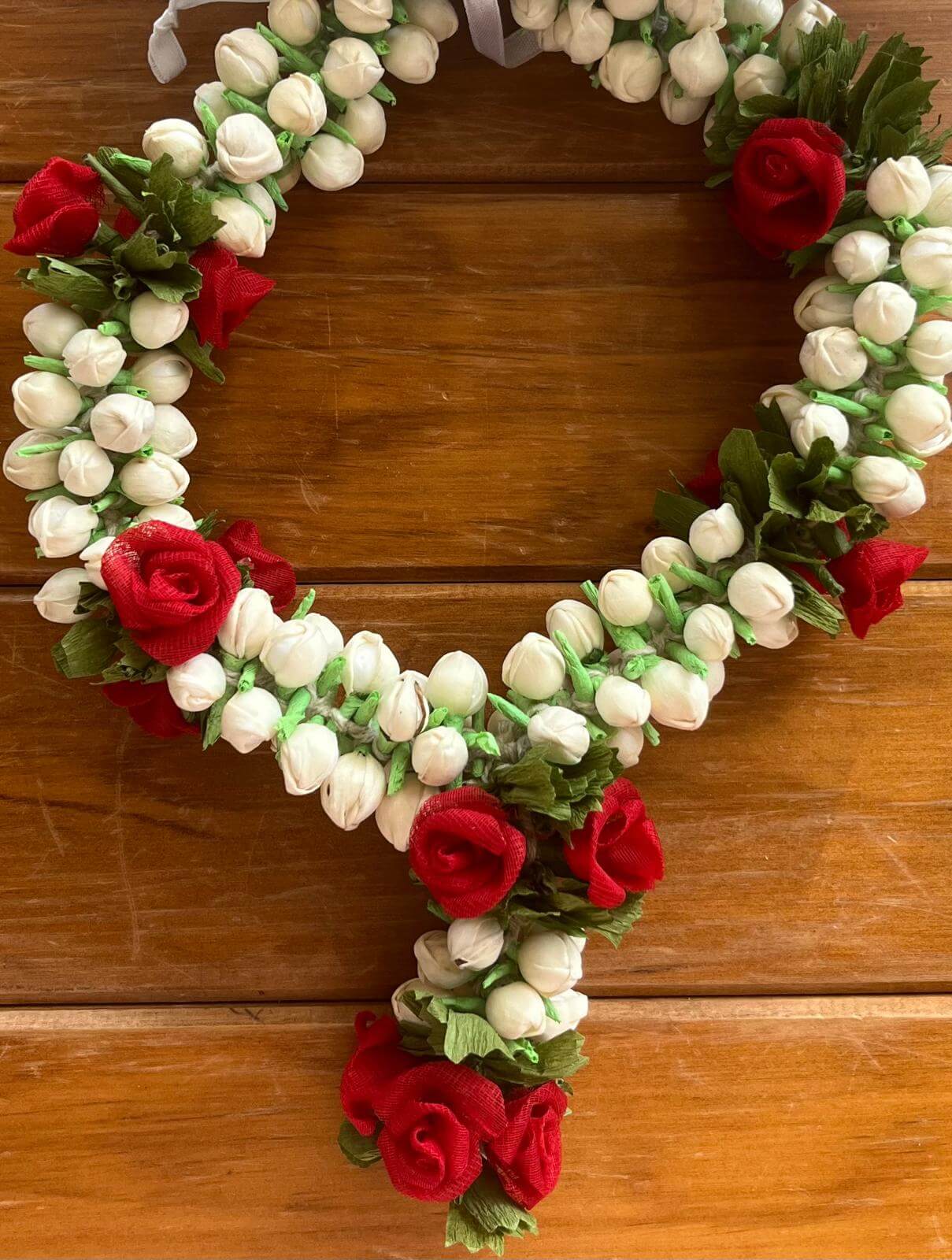 Mogra and Rose Garland