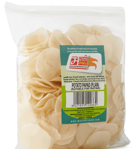 Plain Potato Papad