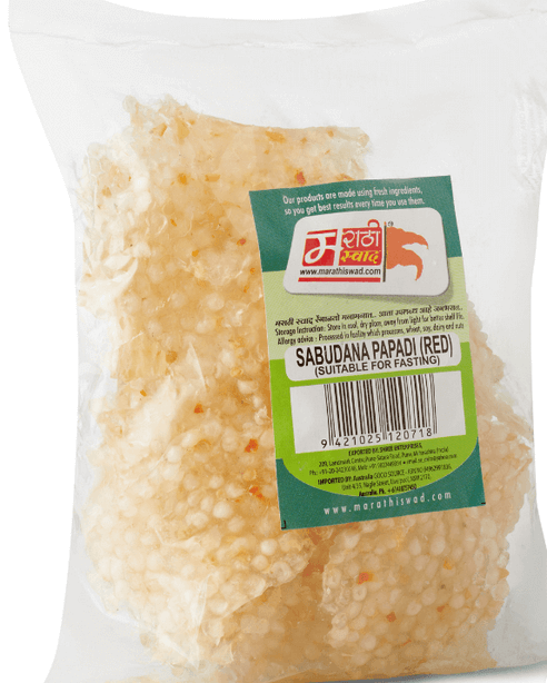 Sabudana Papadi [Red chilli]