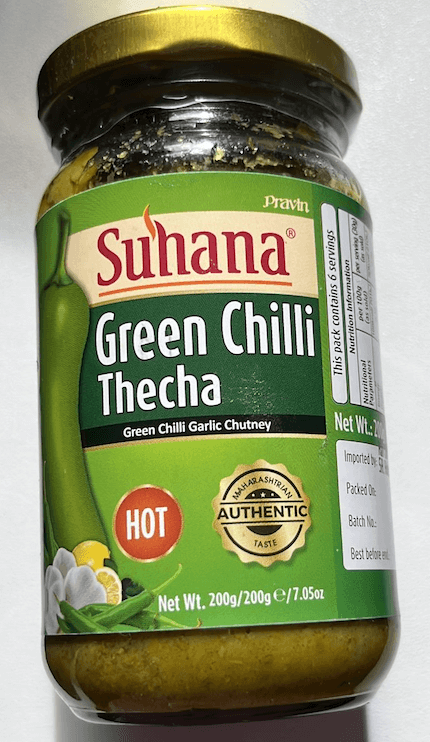 Green chilli Thecha